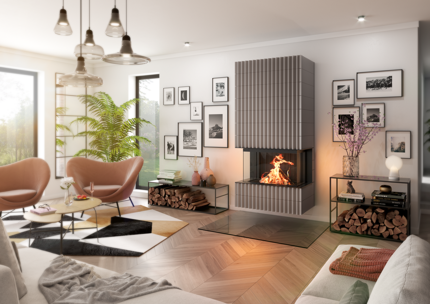 Spartherm Focar semineu Premium A 3RL-80h