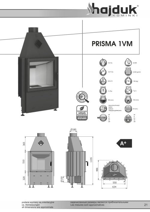Focar semineu Prisma 1VM Hajduk