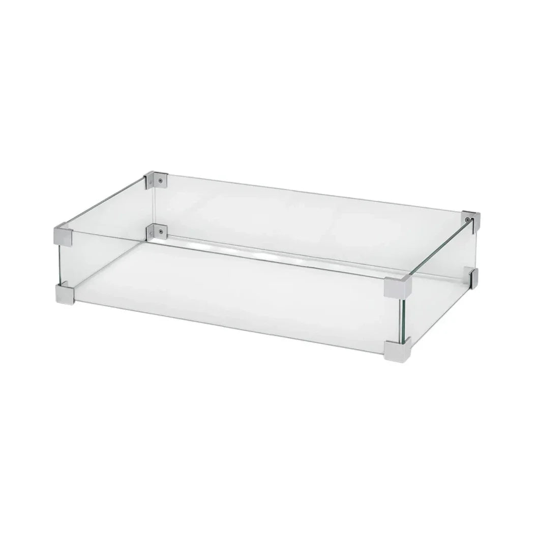 Geam de Protecție din Sticlă Securizată pentru Arzător pe Gaz Dreptunghiular - 67 cm, Muztag