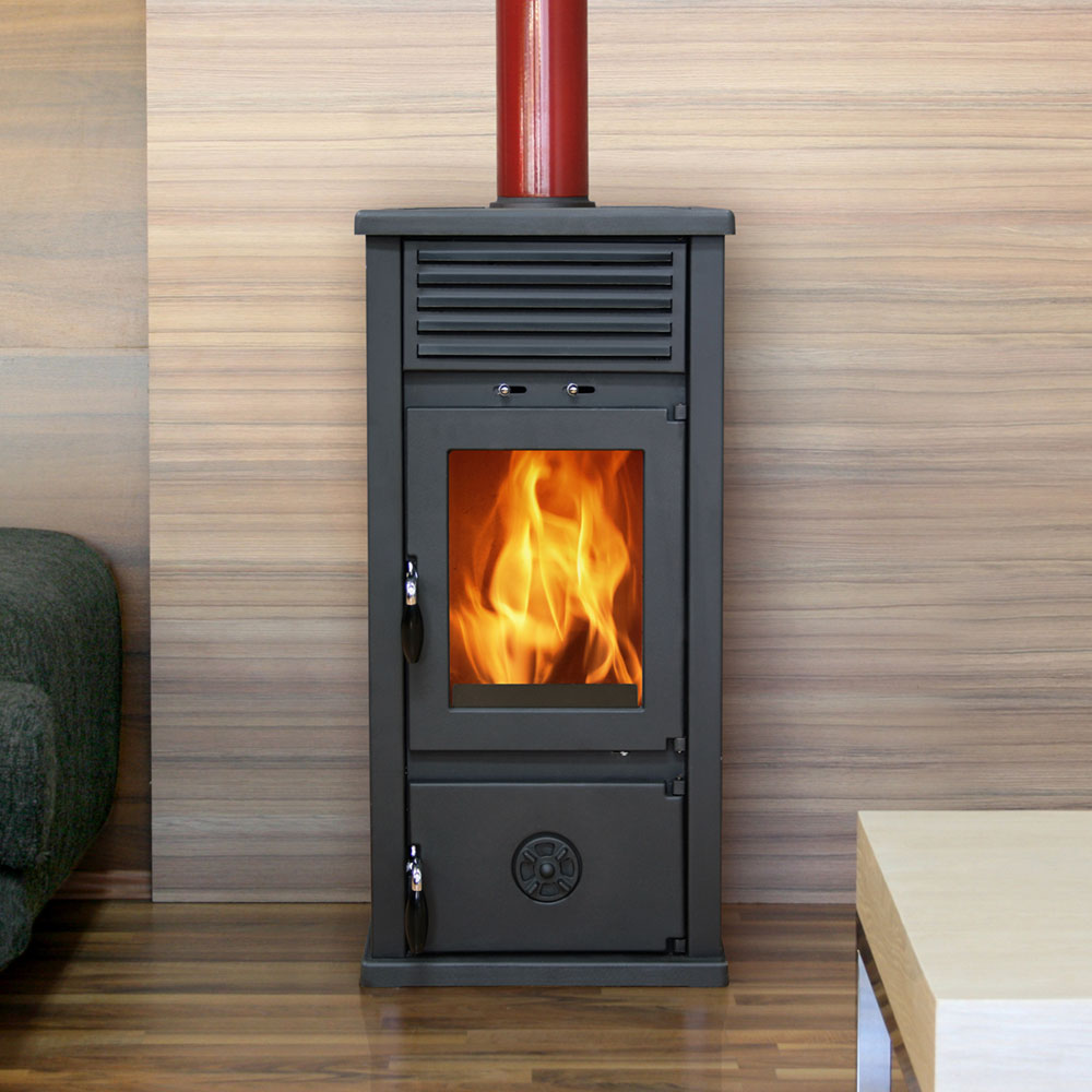 Șemineu pe lemne SD VESTA PLUS - Design Modern, Culoare Personalizată
