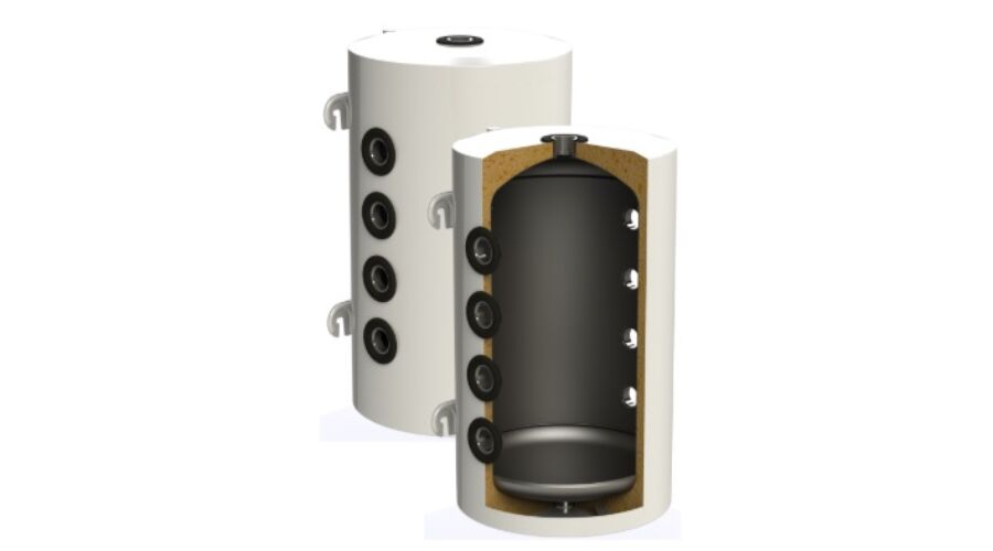 Puffer Sunsystem PSM 80 - Rezervor Acumulare 80L pentru Sisteme de Încălzire și Răcire cu Pompă de Căldură