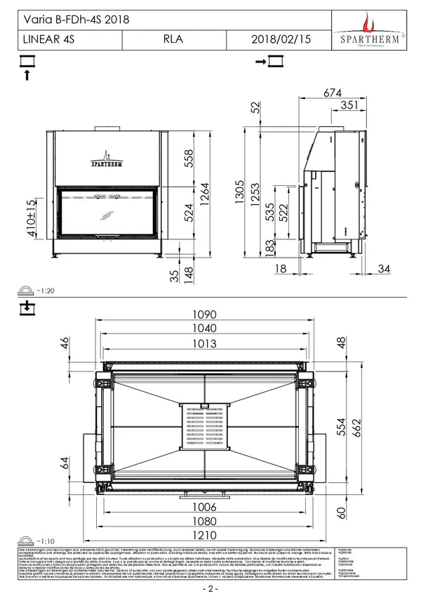 Spartherm Focar semineu Varia B-FDH