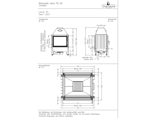Spartherm Focar semineu Varia -FD 51