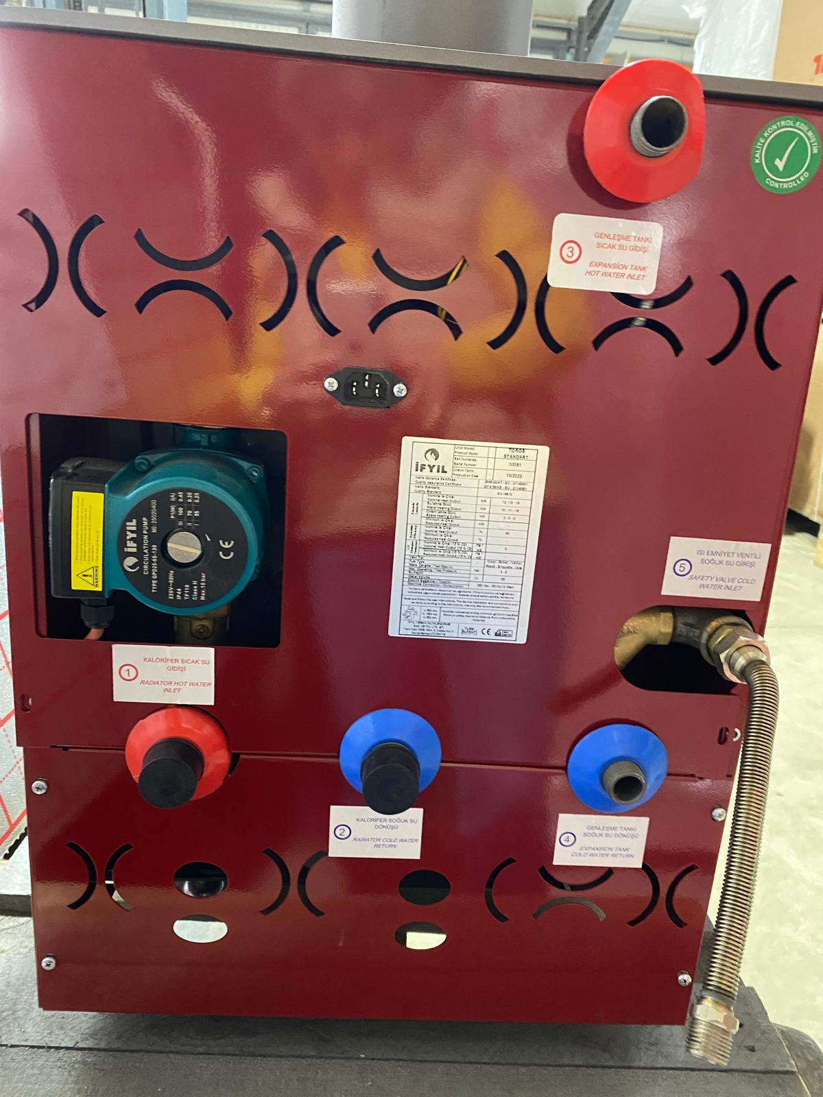 TERMOSOBA HAMMAM STANDARD - High-Quality Steel Wood & Coal Stove for Efficient Home Heating