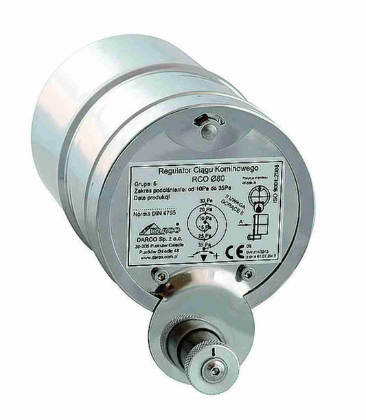 Regulator tiraj cos de fum RCO-80 - Peleti