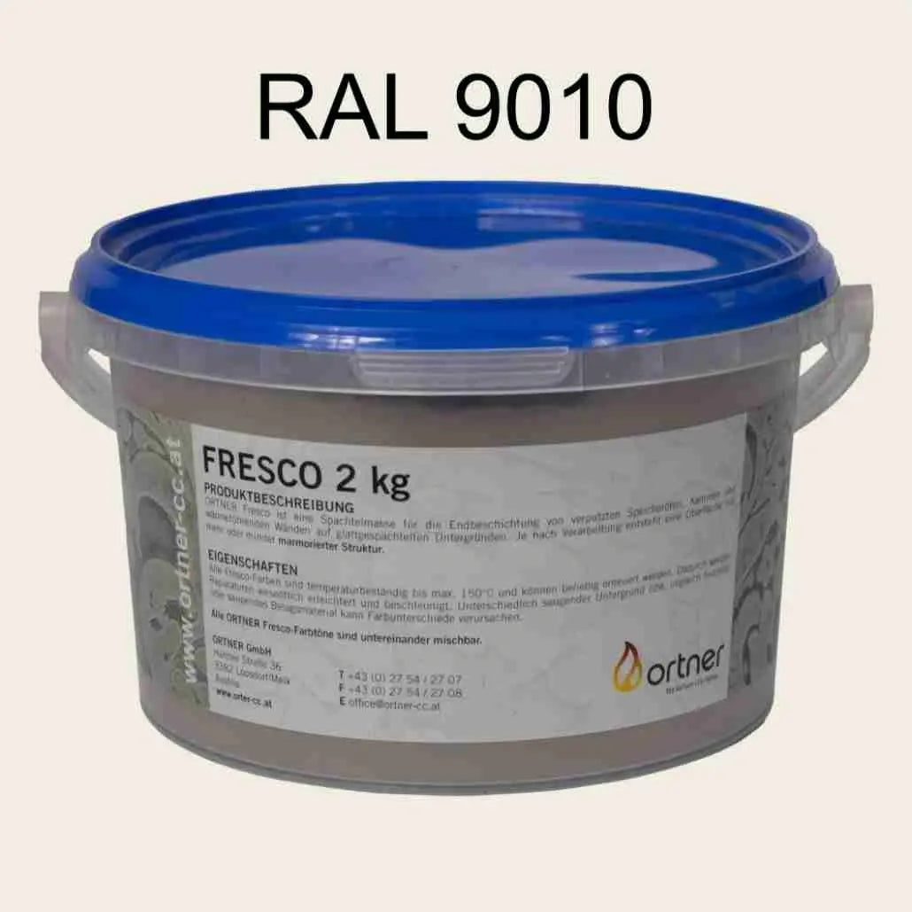 Vopsea decorativa termica 150°C - RAL9010 - Ortner