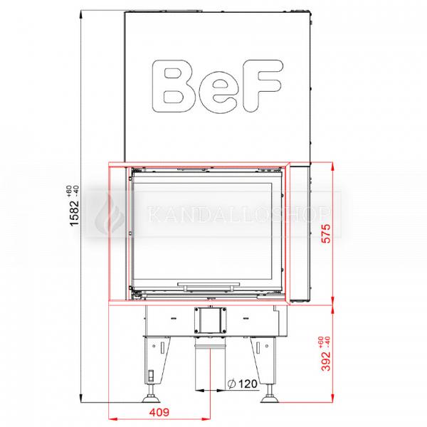 Focar Semineu BeF Royal V7CL