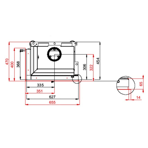 Focar Semineu BeF THERM 7CL