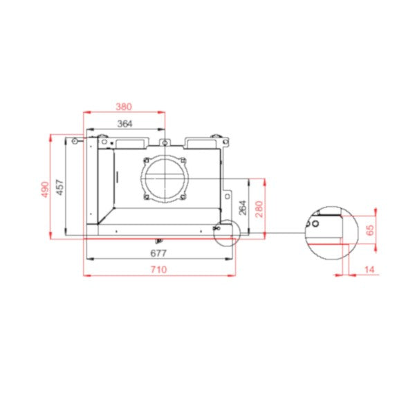 Focar Semineu BeF THERM 8CL