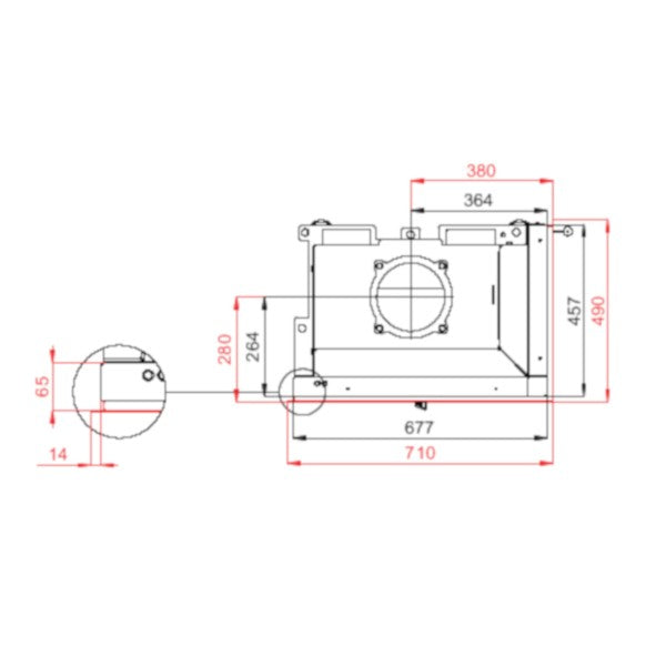 Focar Semineu BeF THERM 8CP