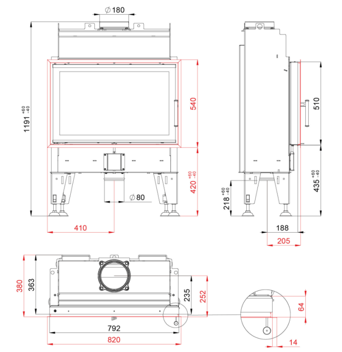 Focar semineu Bef Passive 8