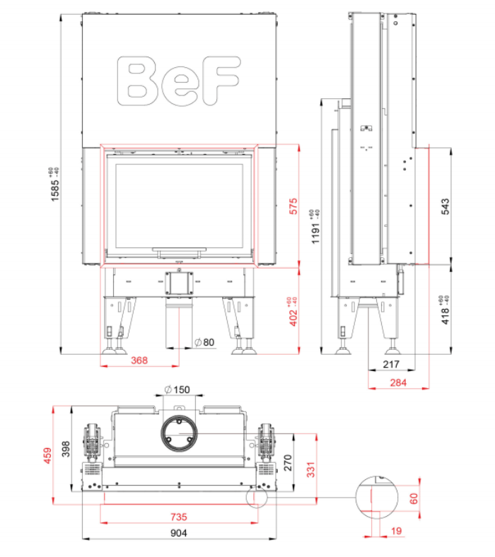 Focar semineu Bef Passive V7