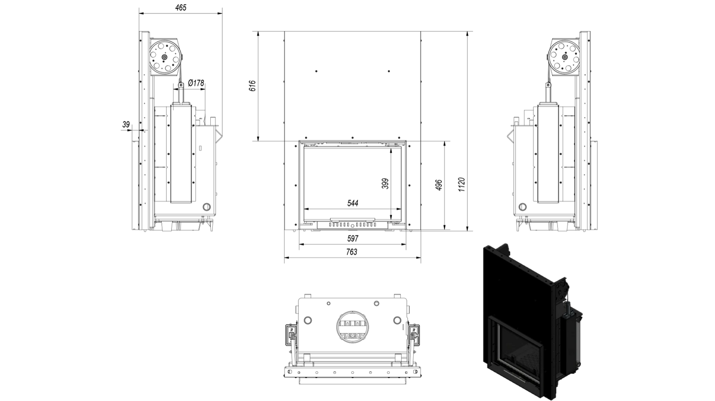 M120 Deschidere Verticala - 8kw