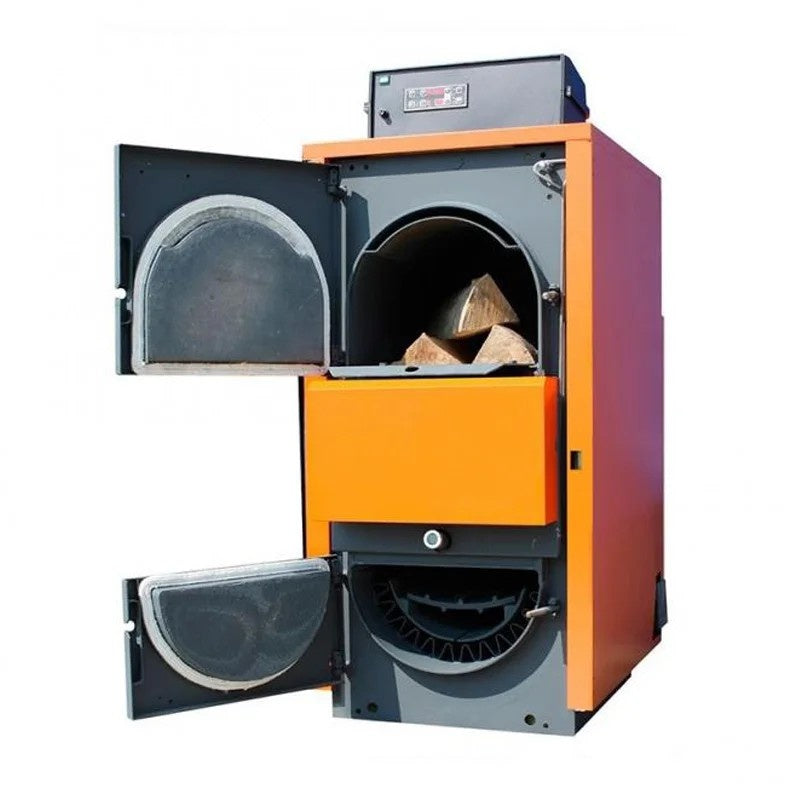 Centrala pe lemne cu gazeificare Arca Aspiro 29R 30 kW, Ø cos fum 180 mm