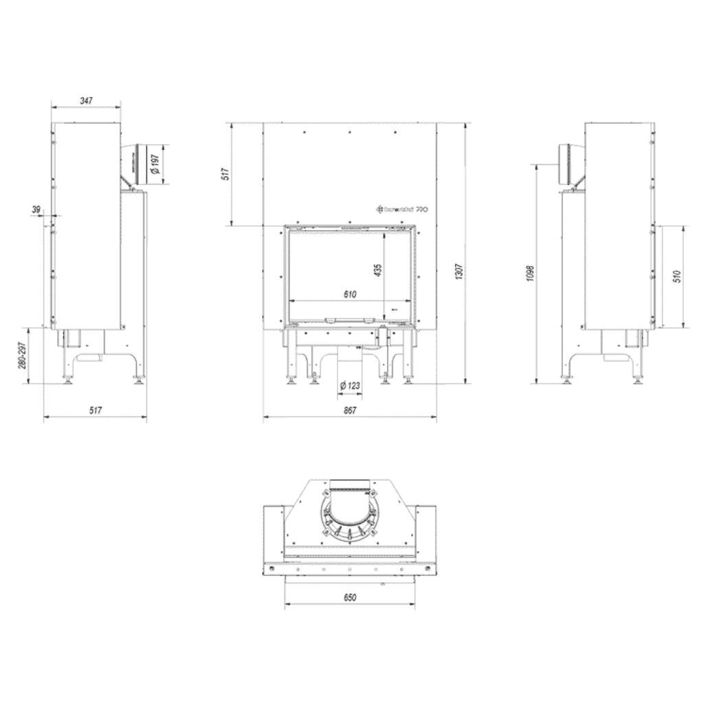 N100 Deschidere Verticala Samota Neagra