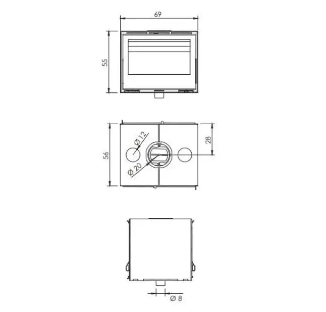 Focar tip tunel Carbel I-70, 10kW
