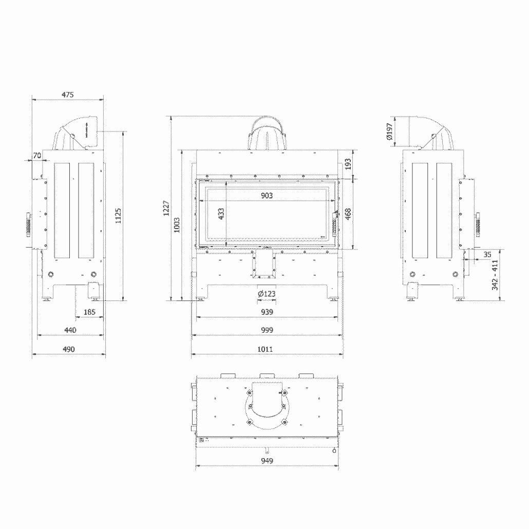 Focar LUCY 16 V2 - samota neagra