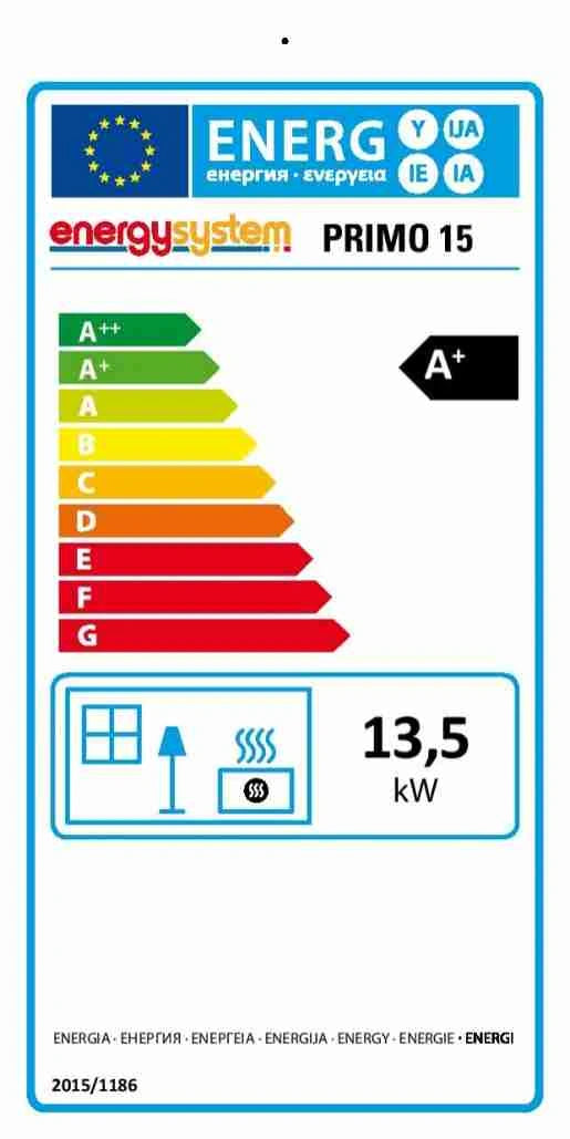 Semineu pe peleti Primo 15 - CU AER CALD