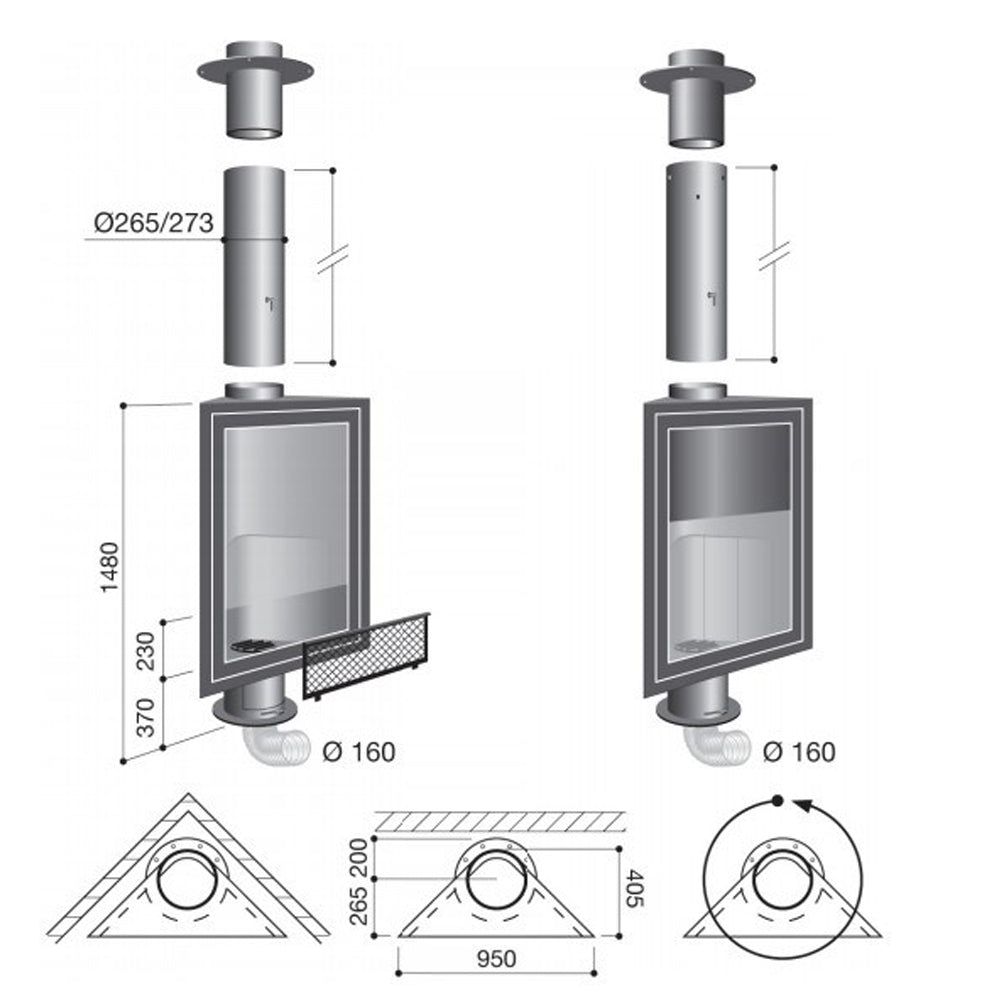 Semineu suspendat Eurofocus 951