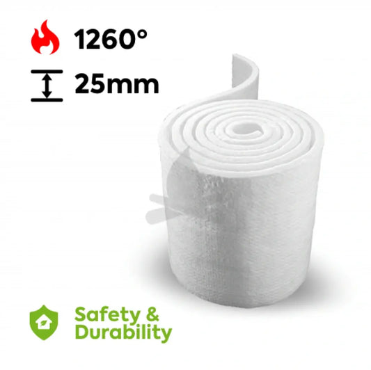 Patura Fibra Ceramica 25mm