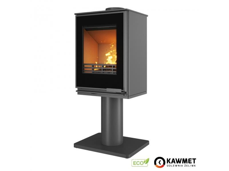 Soba pe lemne KAWMET HARITA S15v cu picior DÉCOR 5.7 kW