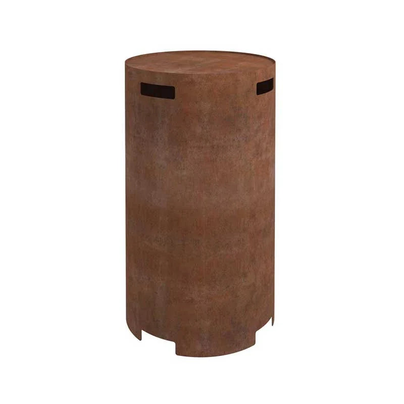 Focar de Exterior Rotund Corten Automatic - Arzător pe Gaz Controlabil