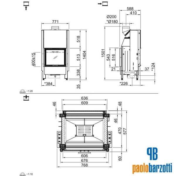 Spartherm Focar semineu Mini S-FD-H