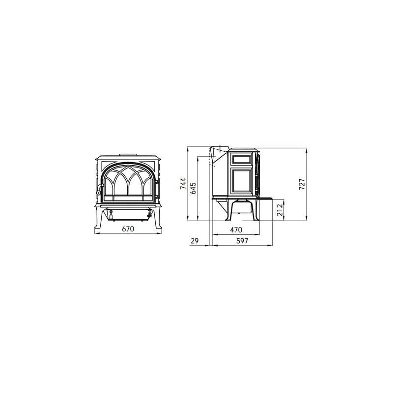Semineu soba Jotul F 400 ECO SE IVE