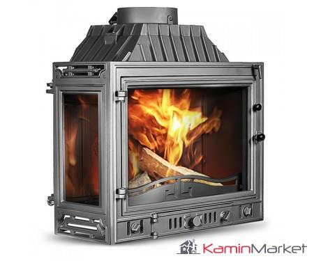 Kawmet W4 - 14.5 kW RB/LB Focar șemineu fontă - Laterală stânga