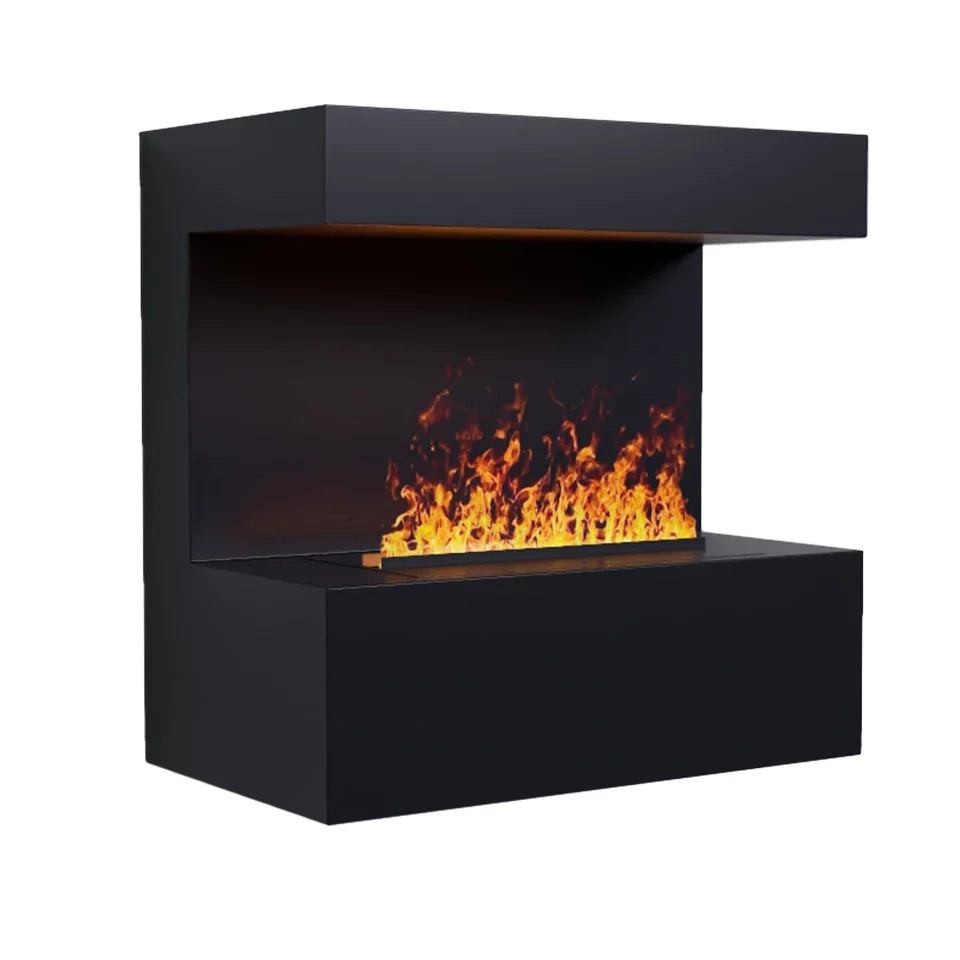 Șemineu Electric de Perete ScandiFlames Opti-myst - Fum și Apă, Negru