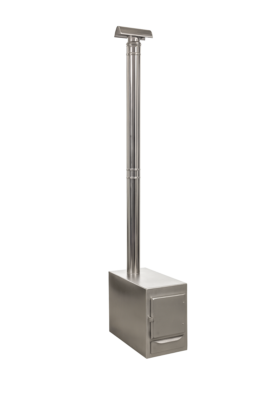 Soba exterioara din inox pt ciubar 75x38
