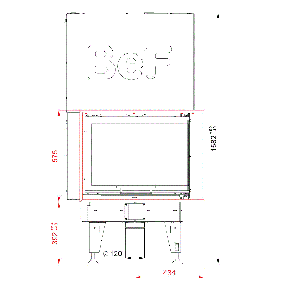 Focar Semineu BeF Feel V 8 CP