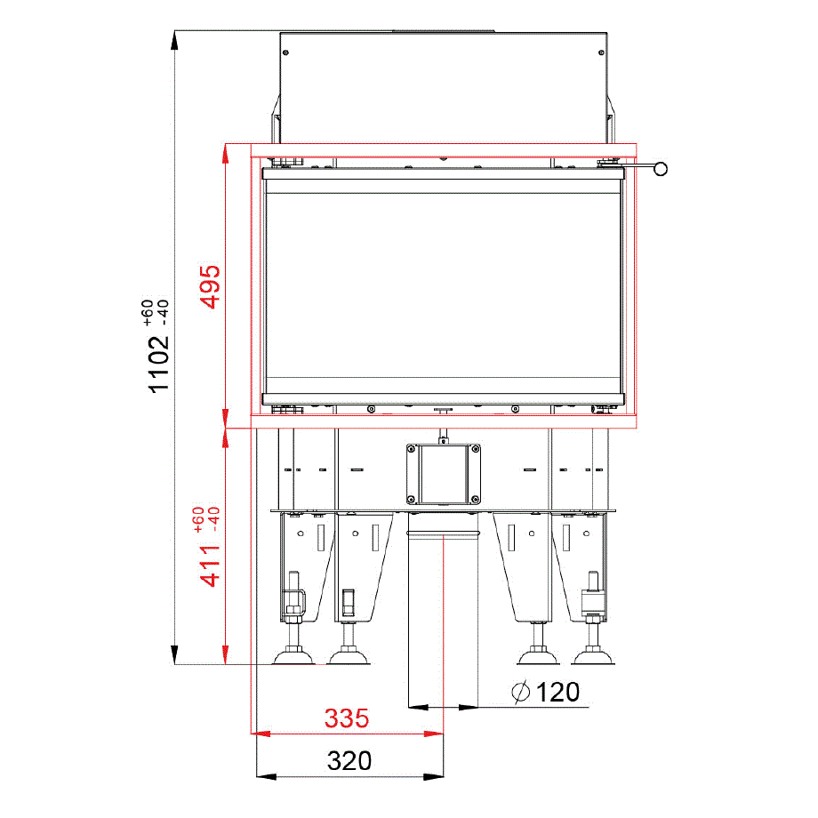 Focar Semineu BeF Therm 6C