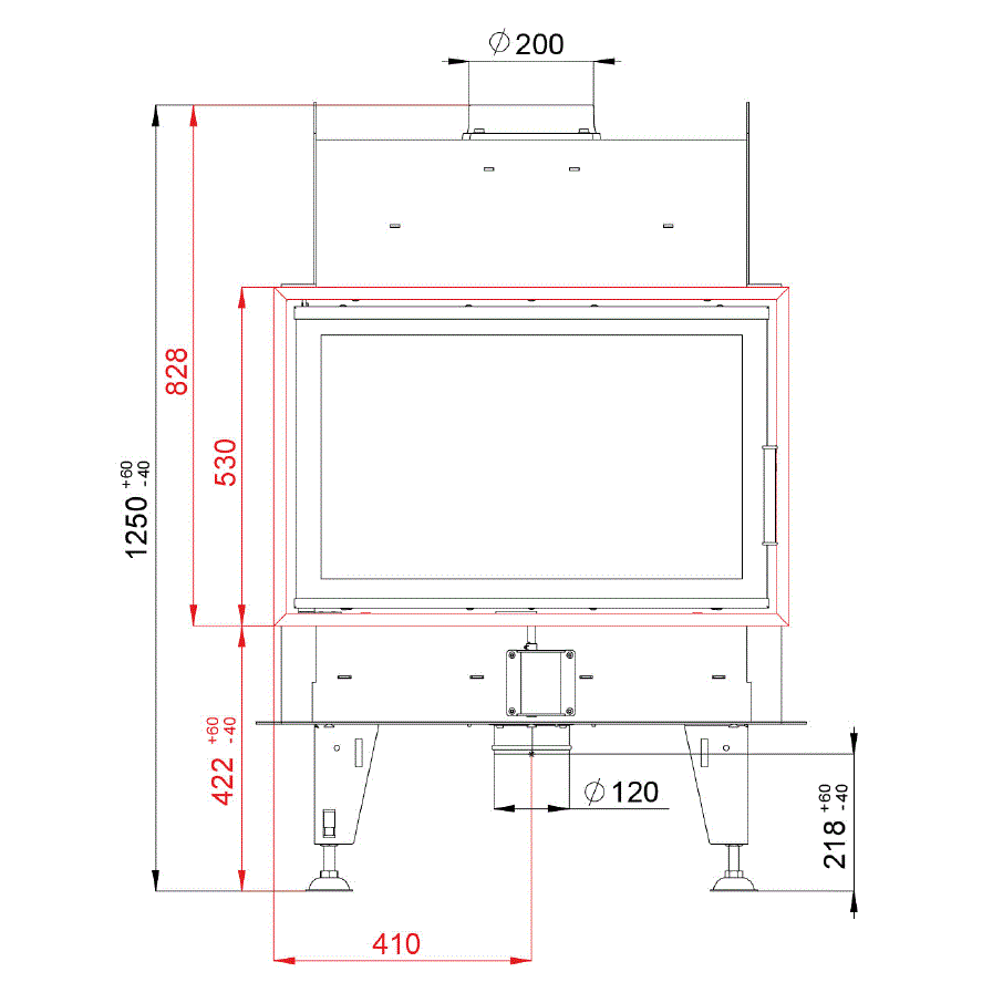 Focar Semineu Tunel BeF Twin 8 II