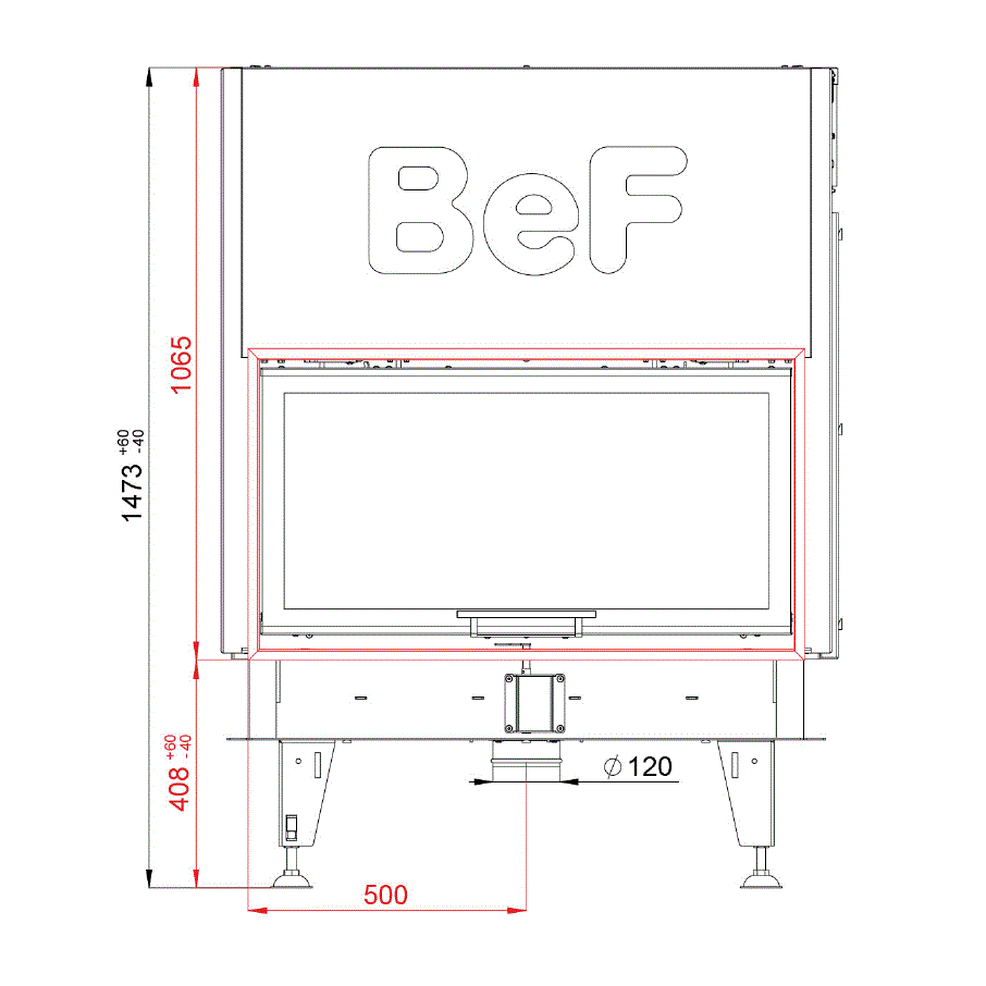 Focar Semineu Tunel BeF Twin V 10 II