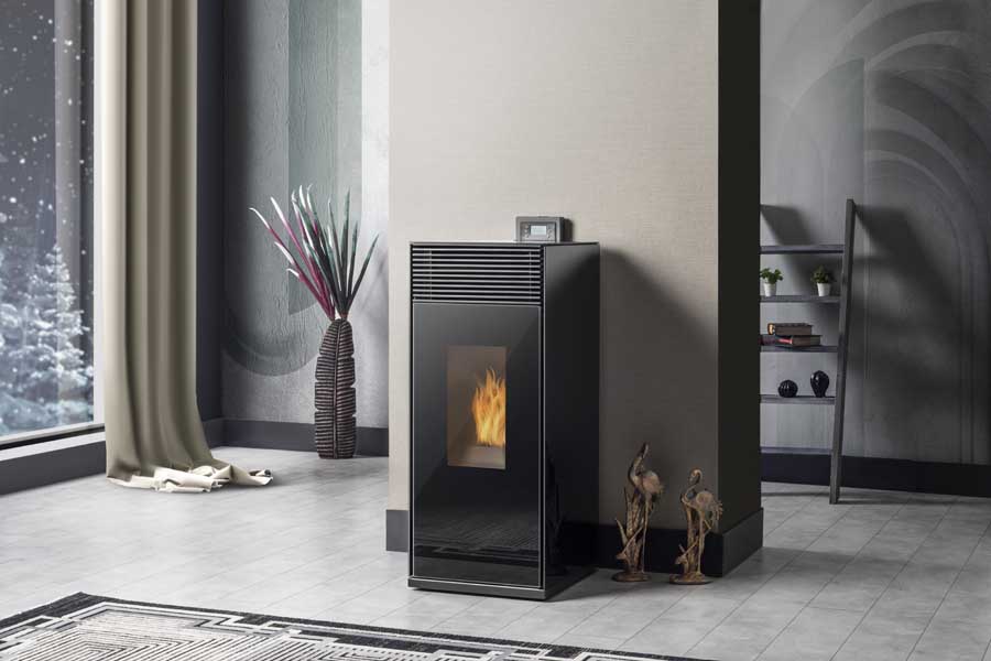 Șemineu pe peleți TEBA TP-13 Air Pellet, 12 kW