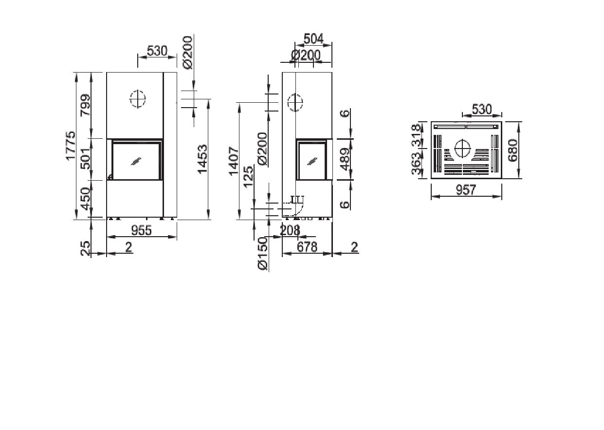 Focar semineu soba semineu apollon 2l spartherm