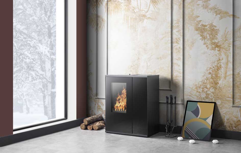 Termosemineu pe peleți și lemn Teba TP-30 Hydro Pellet, 29,2 kW