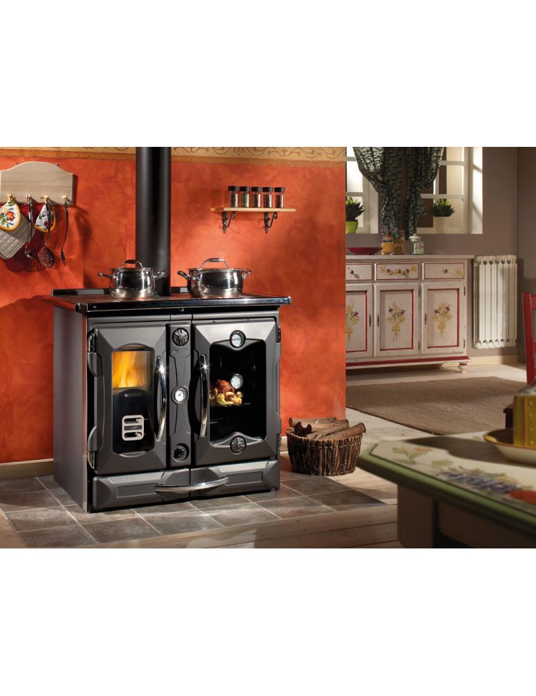Sobă CENTRALA de gatit pe lemne TERMOSUPREMA COMPACT D.S.A. (18,5 KW / 15,0 KW H2O)