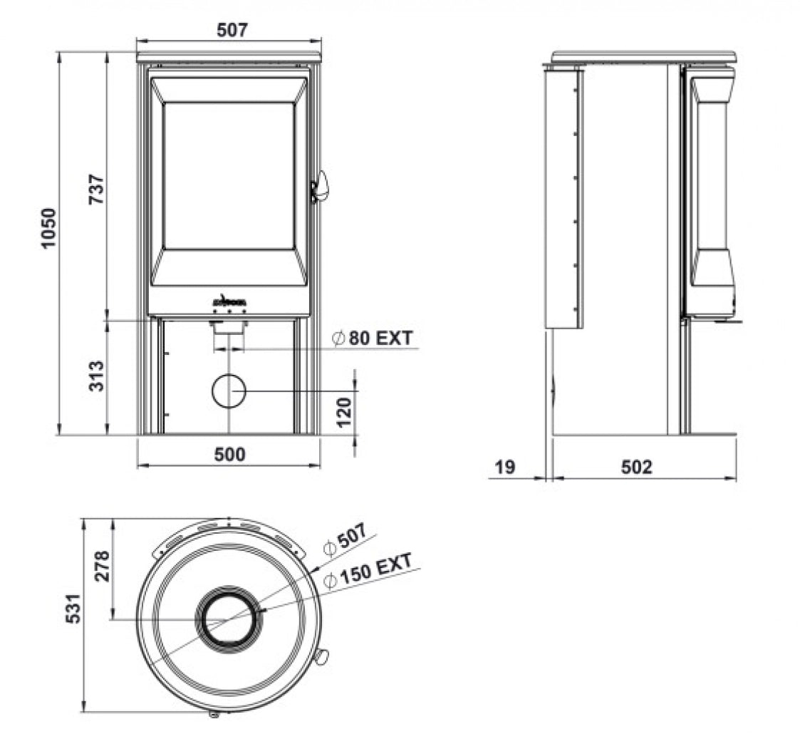 Soba fonta Neosen 6kW