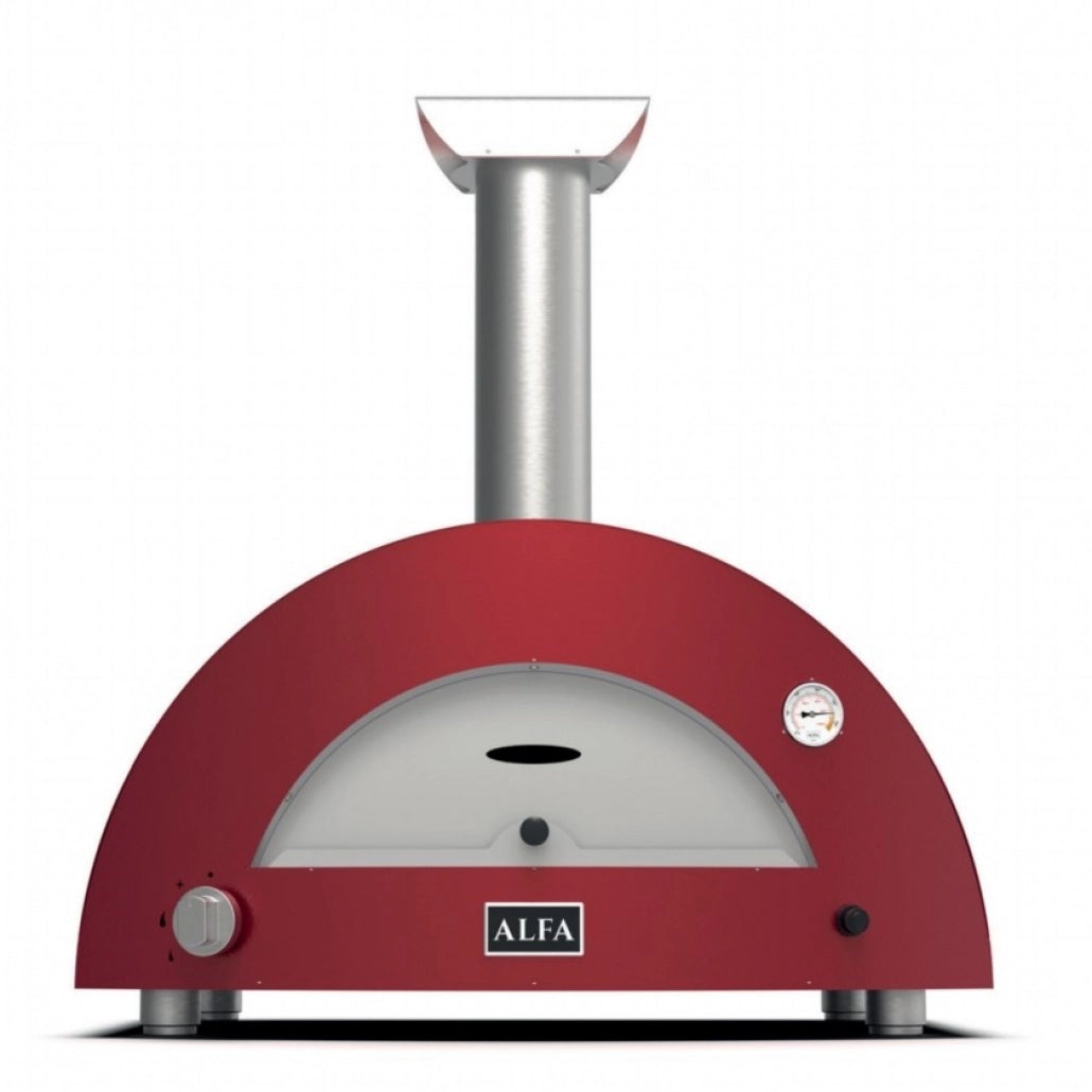 Cuptor hybrid 2 Pizze Moderno - Rosu