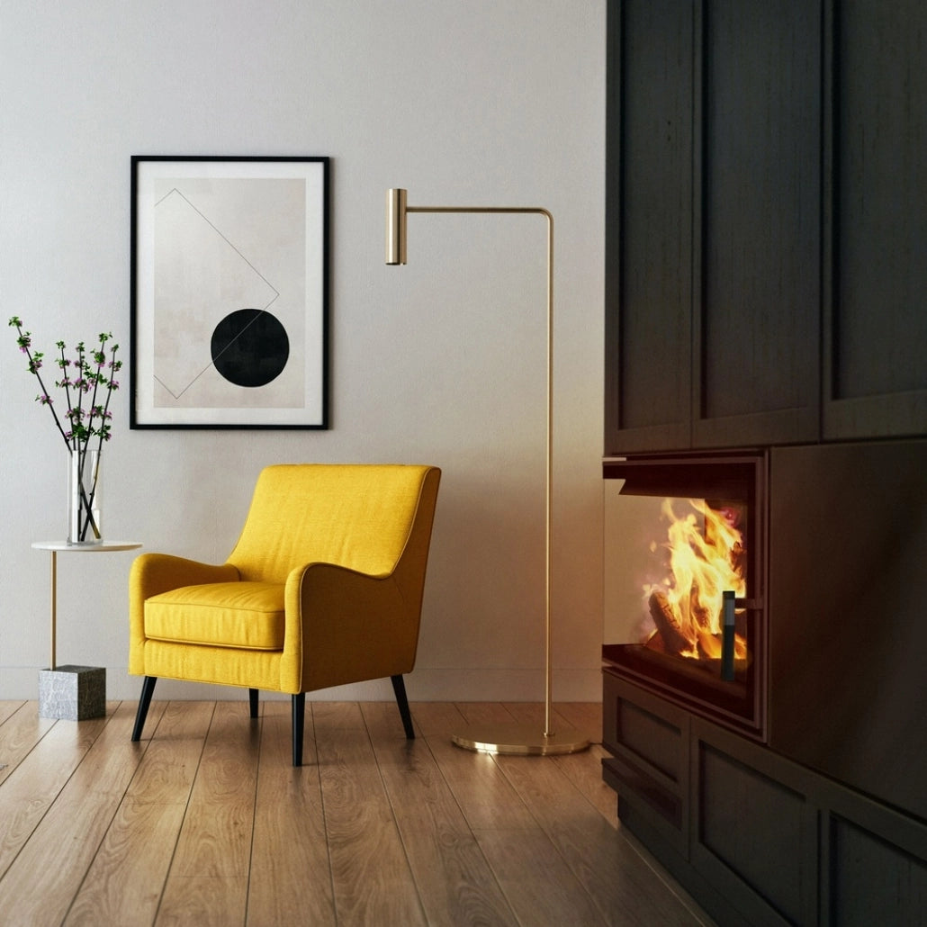 Focar semineu S100 DECO - STICLA STANGA