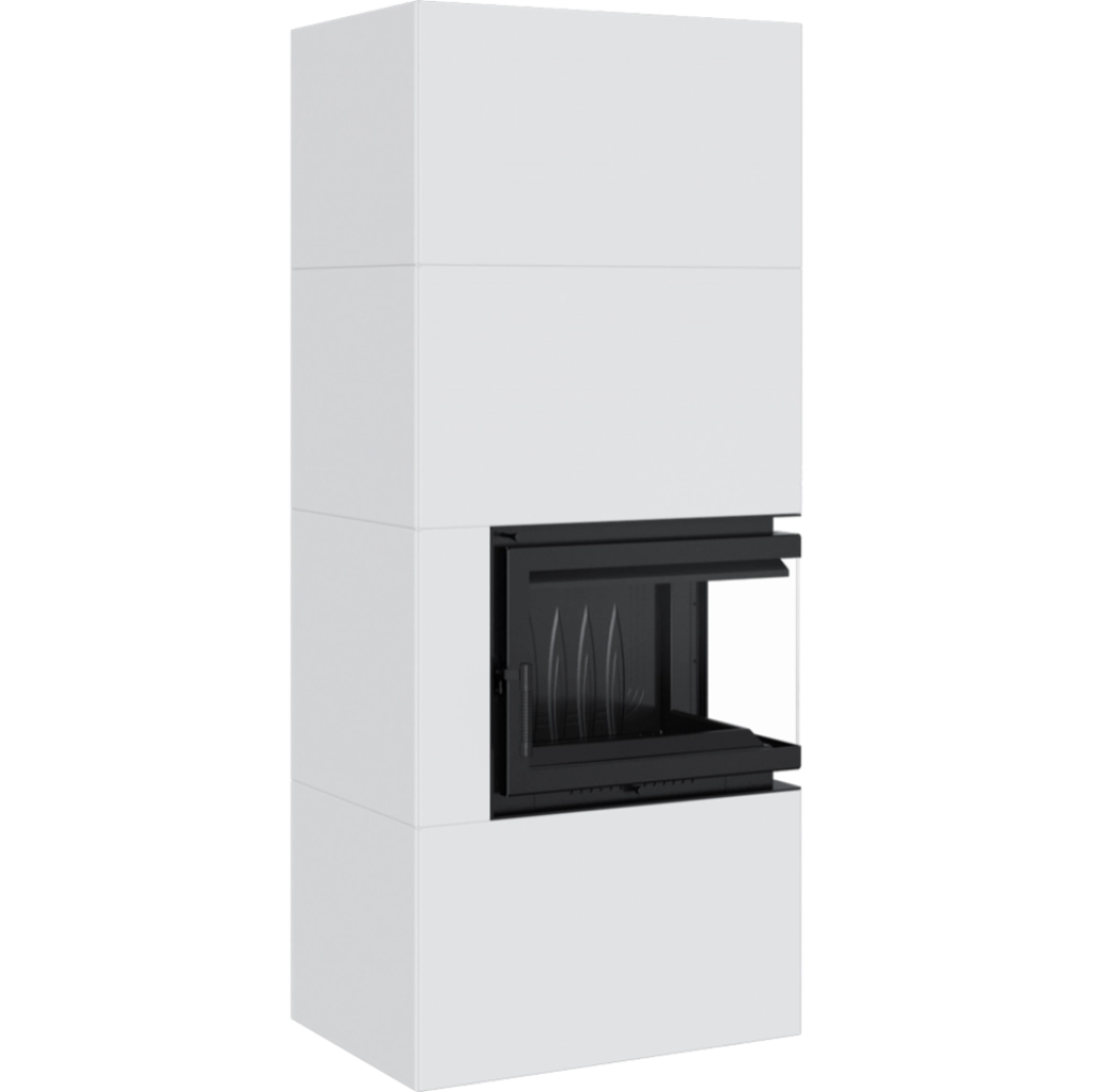 SIMPLE BOX dreapta alb - semineu complet