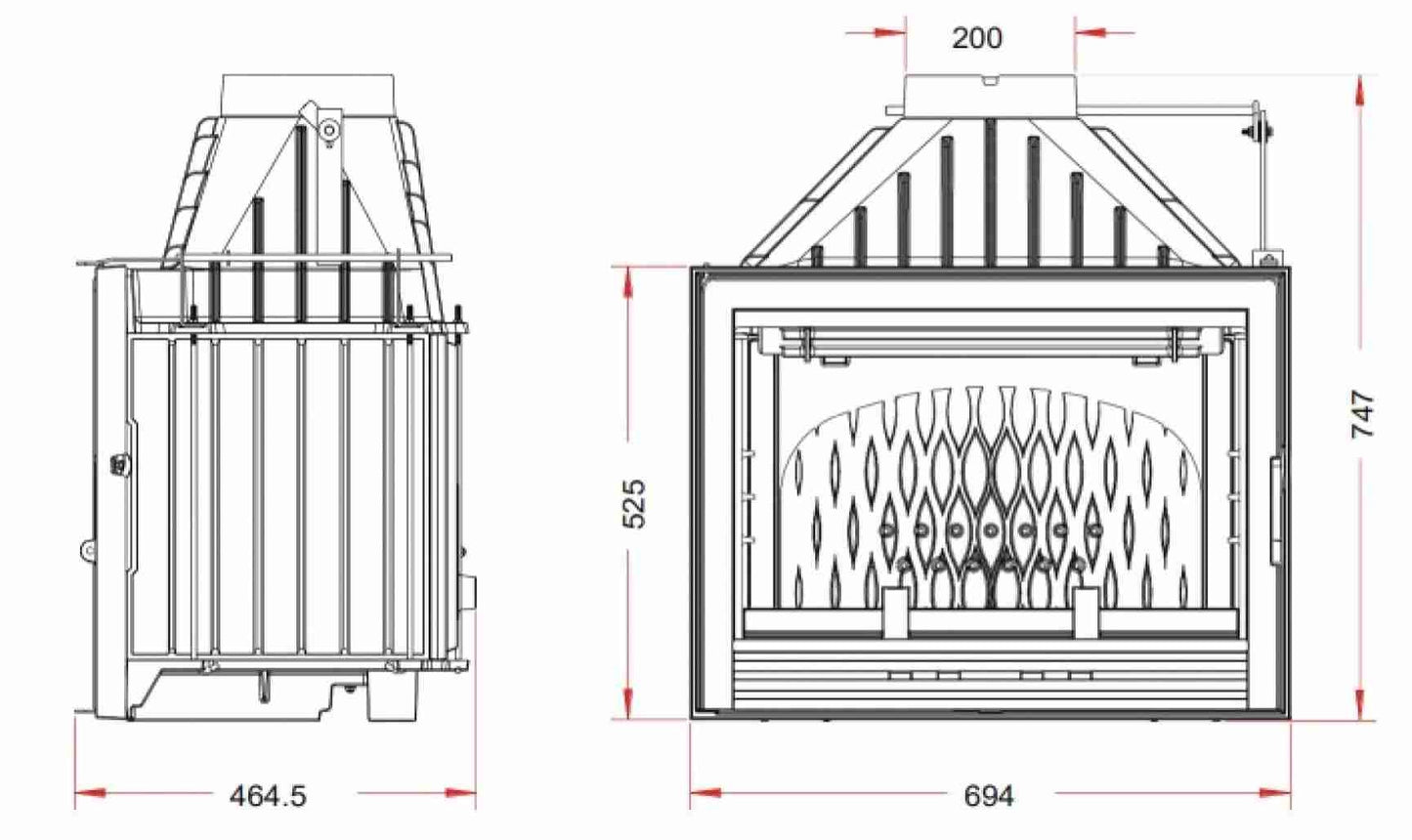 Focar fonta 700 Compact 12kW - clapeta
