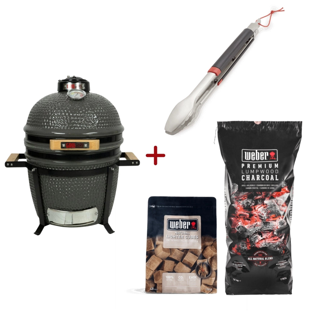 Gratar Kamado Original Compact - Starter Pack Grill Guru