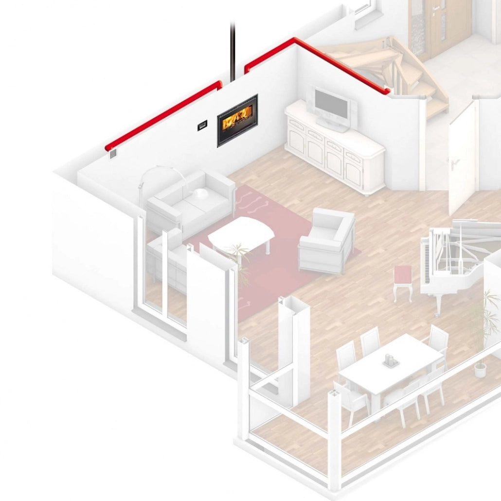 Calorvision 76 / 11kw - cu ventilator