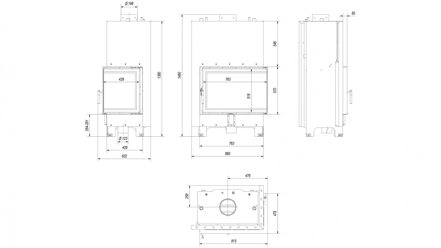 MBA 17 STICLA DREAPTA - 17kw - Samota Neagra