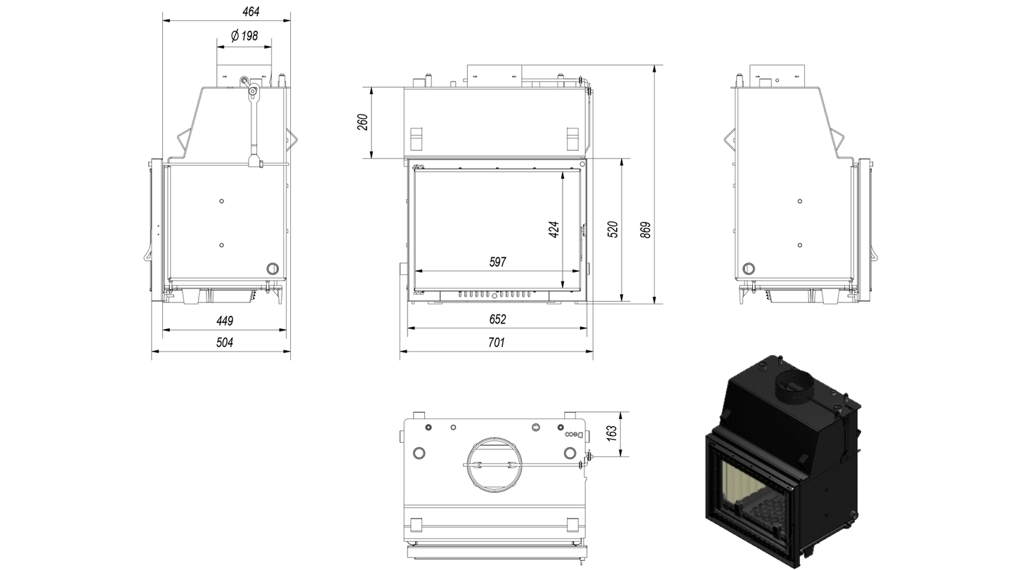 Termosemineu z150 modern