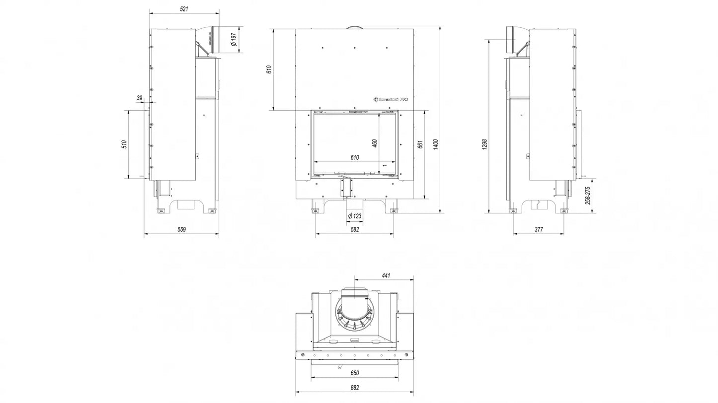 MBZ130 Deschidere Verticala