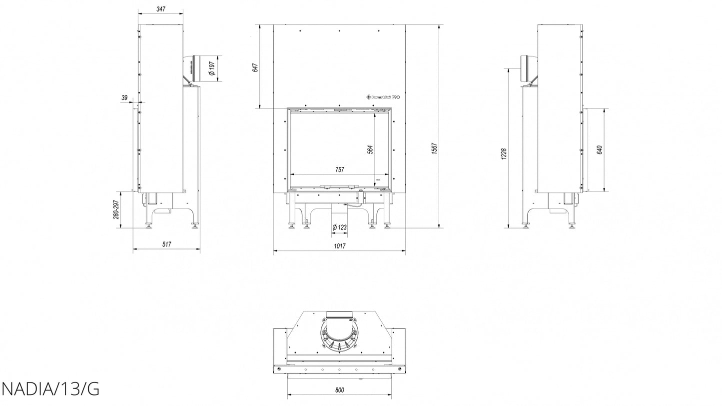 N130 Deschidere Verticala